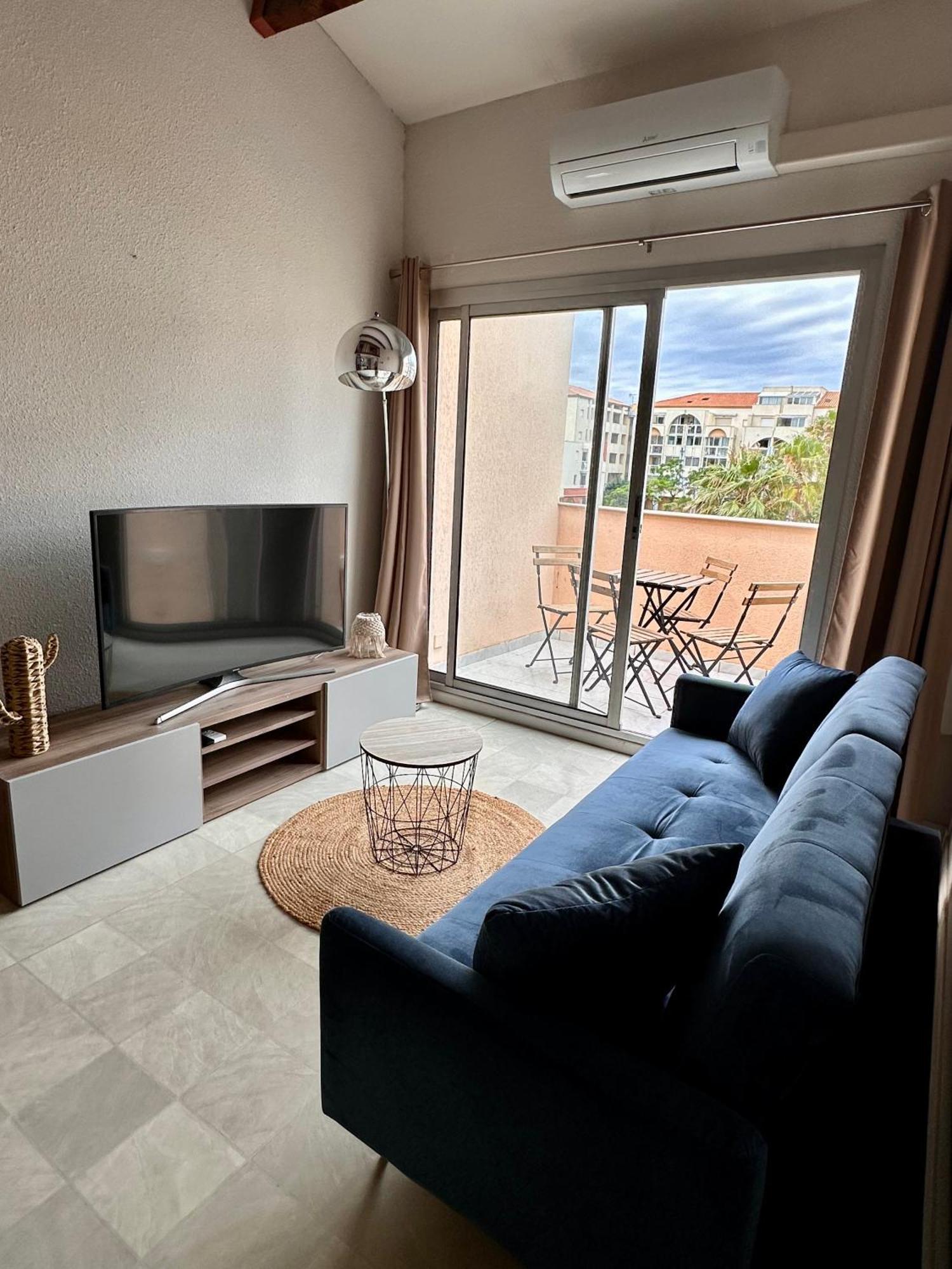 Evasion Setoise - Appartement Avec Balcon Vue Marina, Climatise, Parking - Situe A 200M De La Plage 塞特港 外观 照片